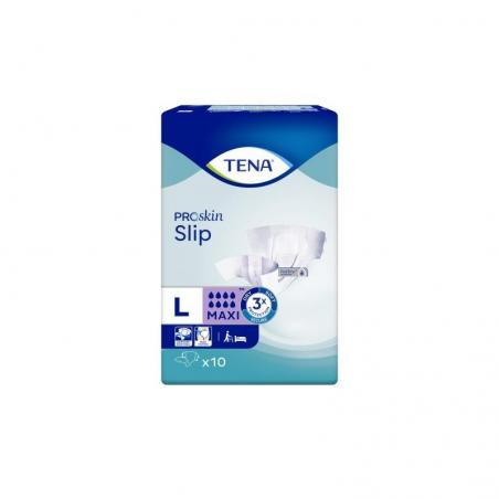 TENA ProSkin Slip Maxi, pieluchomajtki rozmiar L, 10 sztuk