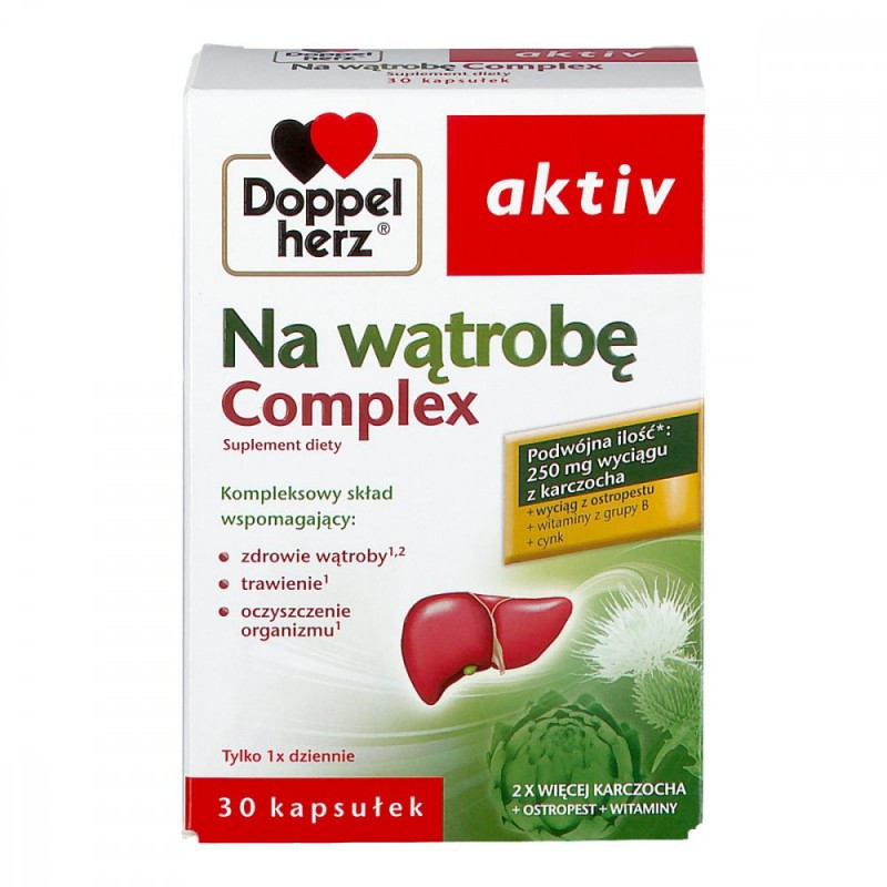 Doppelherz aktiv Na wątrobę Complex 30 kapsułek
