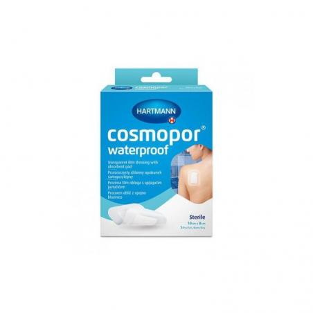 Opatrunek Cosmopor waterproof 10cm x 8cm, 5 sztuk
