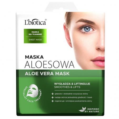 L'biotica Maska Aloesowa na tkaninie, 23 ml