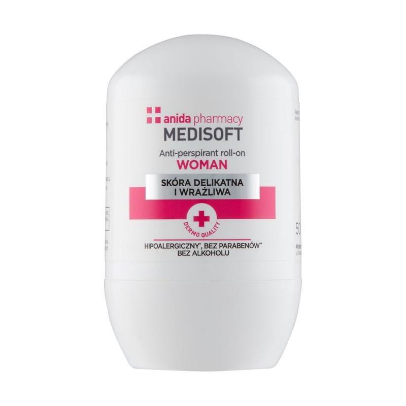 Anida Medisoft woman antyperspirant roll-on, 50 ml