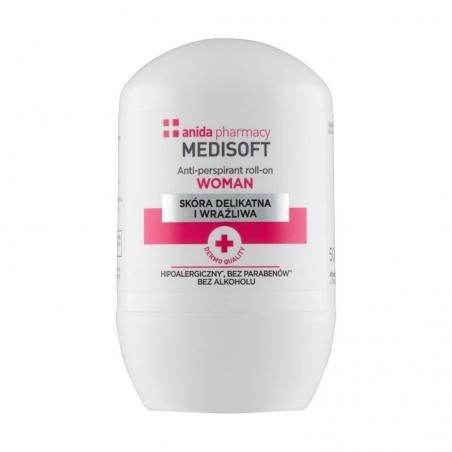 Anida Medisoft woman antyperspirant roll-on, 50 ml