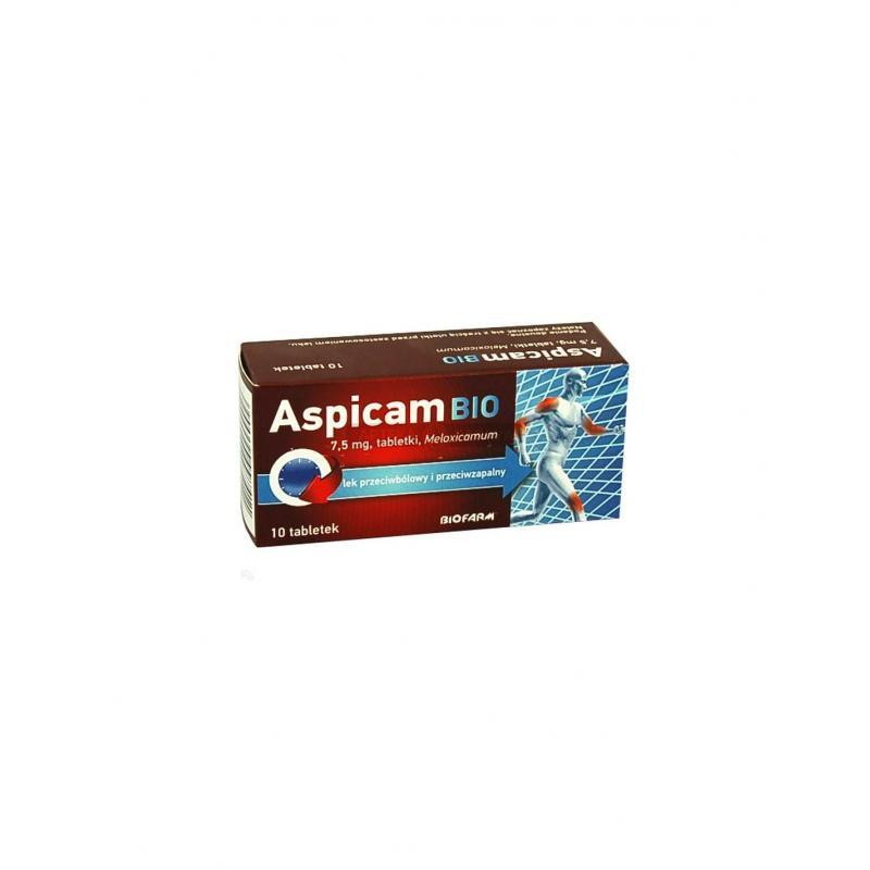 Aspicam Bio 7,5 mg, 10 tabletek