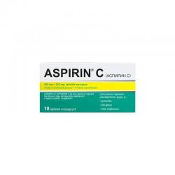 Aspirin C, 10 tabletek...