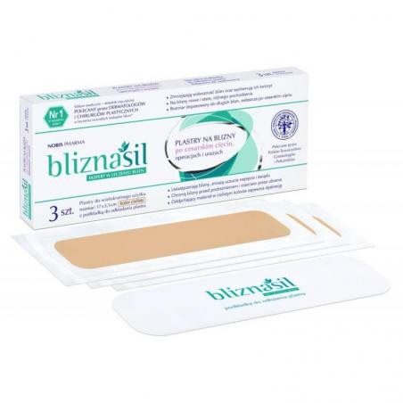 Bliznasil Plastry na blizny, 3 sztuki