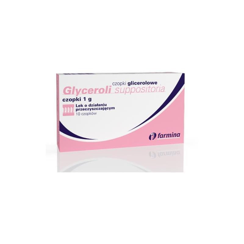 Farmina Czopki glicerolowe, 10 sztuk po 1 g   