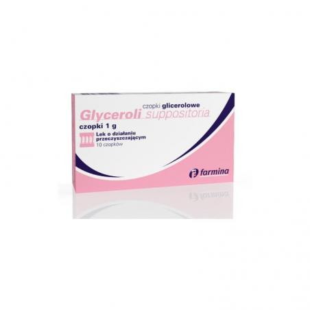 Farmina Czopki glicerolowe, 10 sztuk po 1 g   