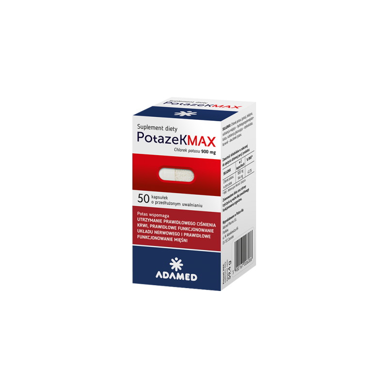 Potazek MAX, 50 kapsułek