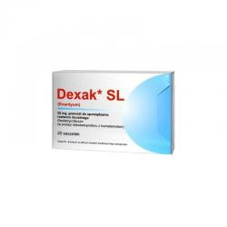 Dexak SL 25 mg, 20 saszetek