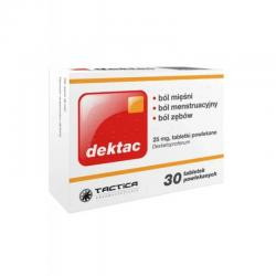 Dektac 25 mg, 30 tabletek...