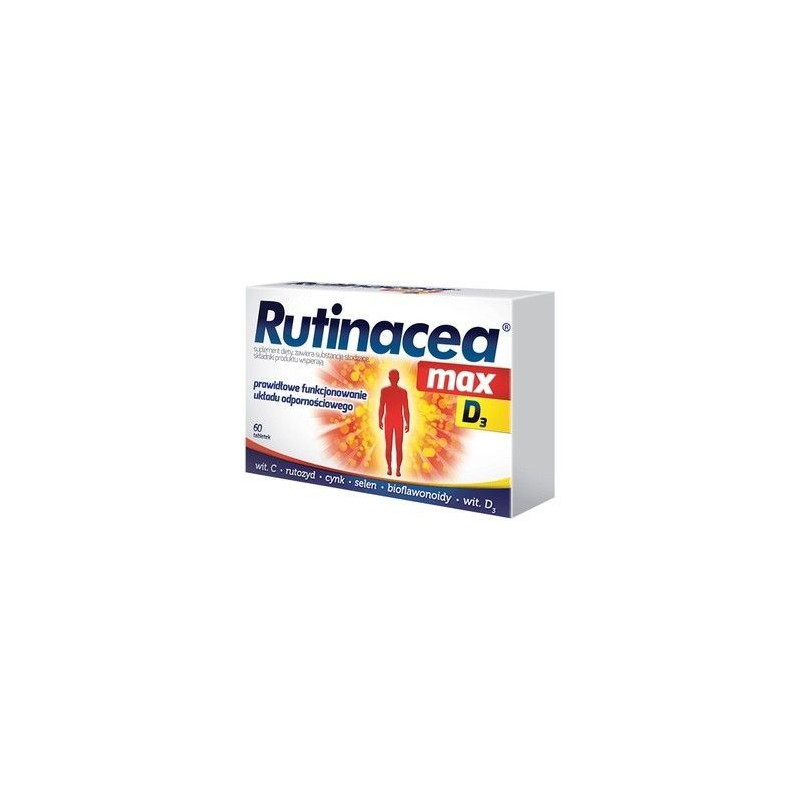 Rutinacea Max D3, 60 tabletek
