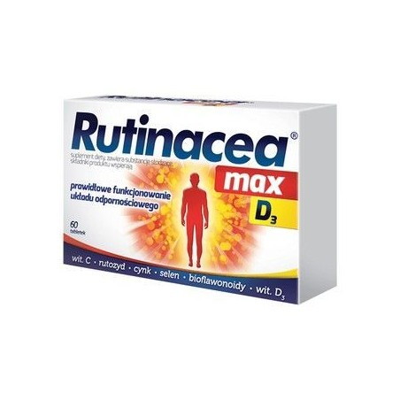Rutinacea Max D3, 60 tabletek