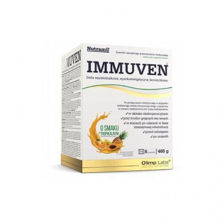 Immuven o smaku tropikalnym, 6 saszetek po 78 g