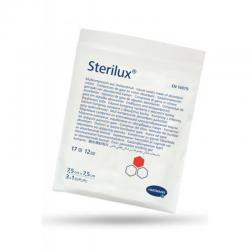 Sterilux, kompresy z gazy...