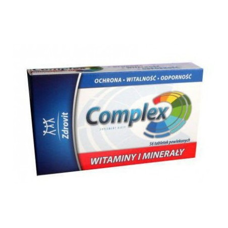 Zdrovit Complex witaminy i minerały, 56 tabletek