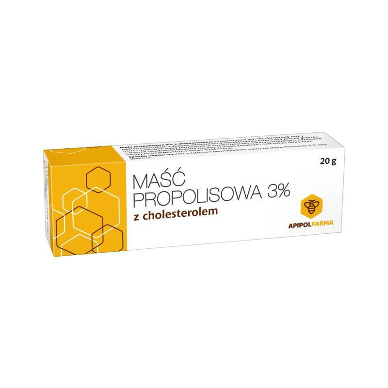 Maść propolisowa 3% z cholesterolem, 20 g