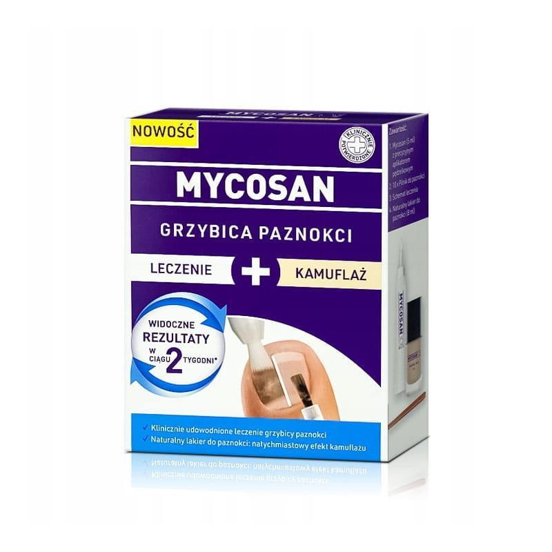 Mycosan Grzybica Paznokci Leczenie + Kamuflaż, 1 zestaw
