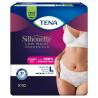 Tena Silhouette Plus White majtki chłonne rozmiar L, 10 sztuk