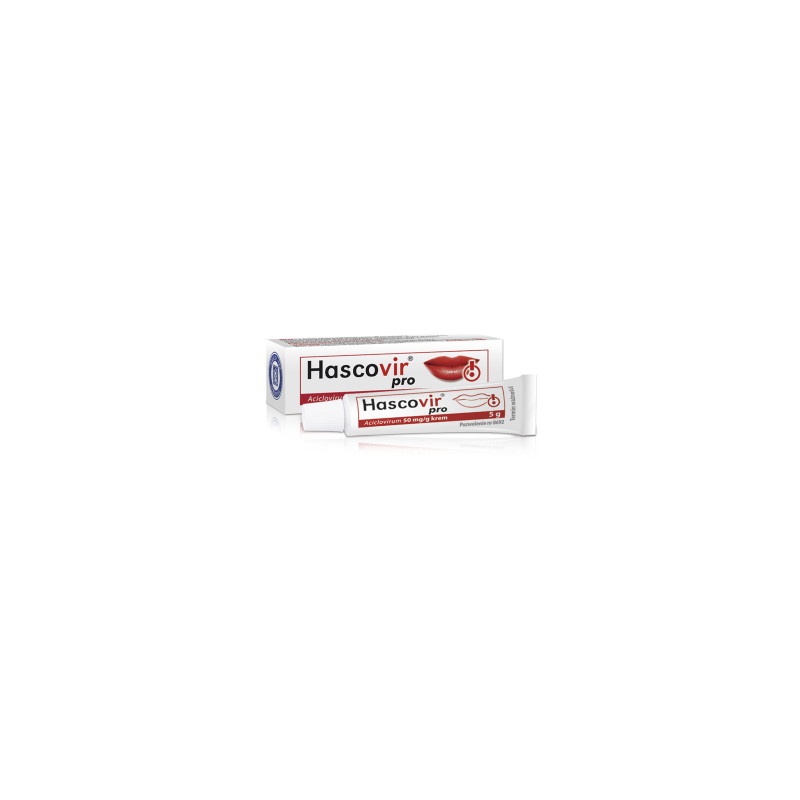 Hascovir pro krem 0,05 g/g, 5 g