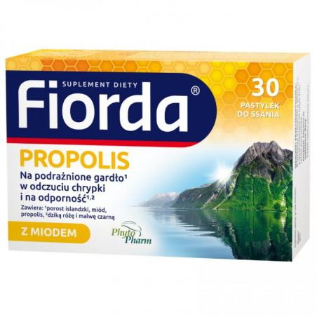 Fiorda Propolis, 30 pastylek do ssania