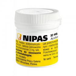 Nipas 32 mg, 50 wkładek dozębodołowych