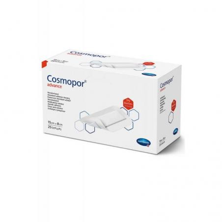 Opatrunek Cosmopor Advance 15 cm x 8 cm, 25 sztuk