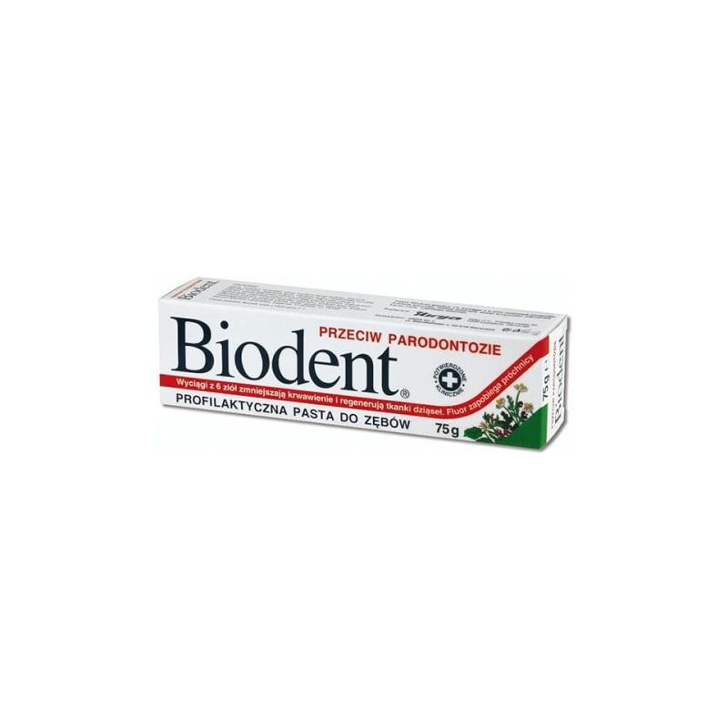 Biodent pasta do zębów przeciw paradontozie, 75 g