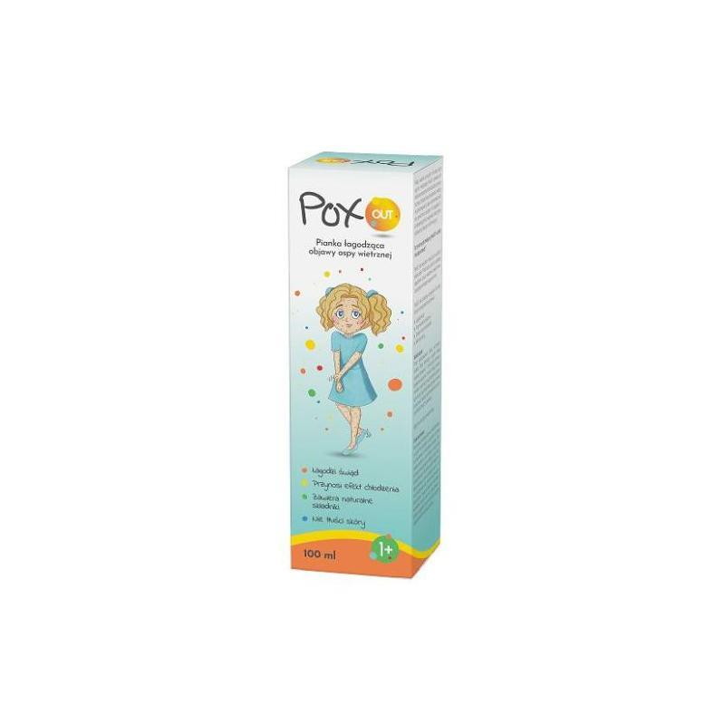 PoxOUT Pianka łagodząca objawy ospy wietrznej, 100 ml