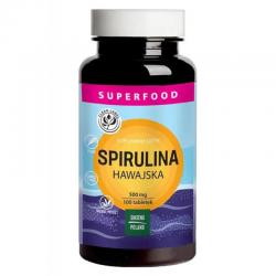 Spirulina Hawajska 500 mg, 100 tabletek