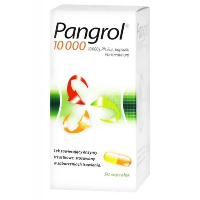 Pangrol 10 000, 50 kapsułek