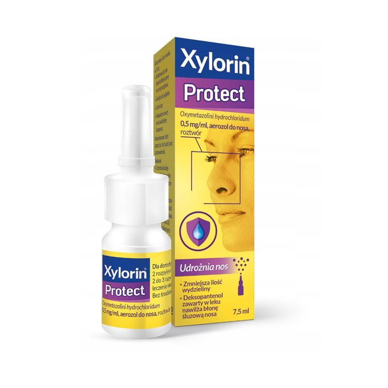 Xylorin Protect 0,5 mg/ml, aerozol, 7,5 ml
