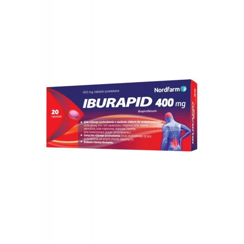 Iburapid 400 mg, 20 tabletek powlekanych