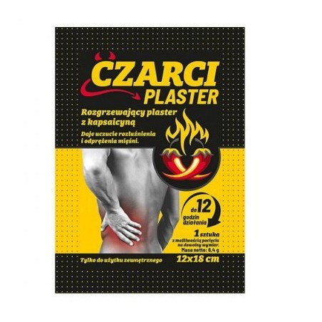 CZARCI PLASTER Rozgrzewający, 10 sztuk