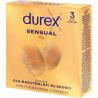 Durex Sensual XL, prezerwatywy cienkie, 3 sztuki