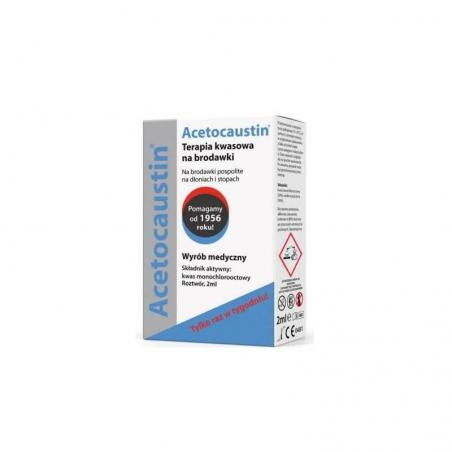 Acetocaustin Terapia kwasowa na brodawki, 2 ml
