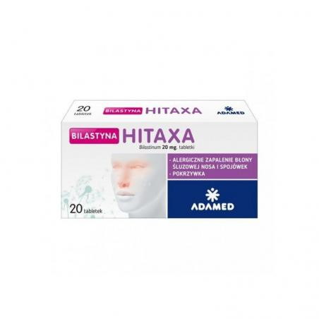 Bilastyna Hitaxa 20 mg, 20 tabletek