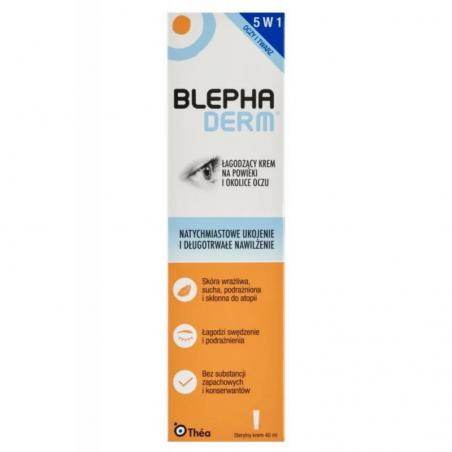 Blephaderm Krem łagodzący na powieki i okolice oczu, 40 ml