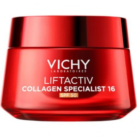 Vichy Liftactiv Collagen Specialist Krem SPF 50 redukujący 16 oznak starzenia, 50 ml
