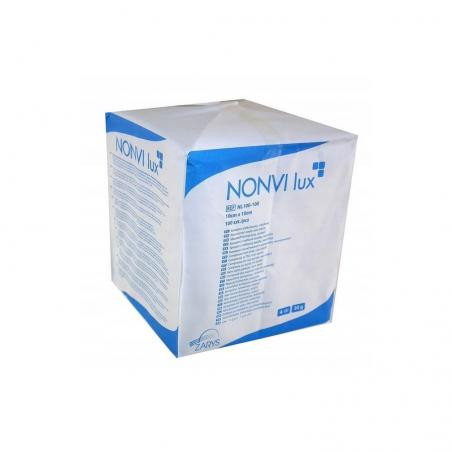 Nonvi Lux Kompresy włókninowe, niejałowe, 10 cm x 10 cm, 100 sztuk