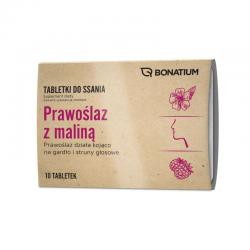 Bonatium Prawoślaz z maliną, 10 tabletek do ssania
