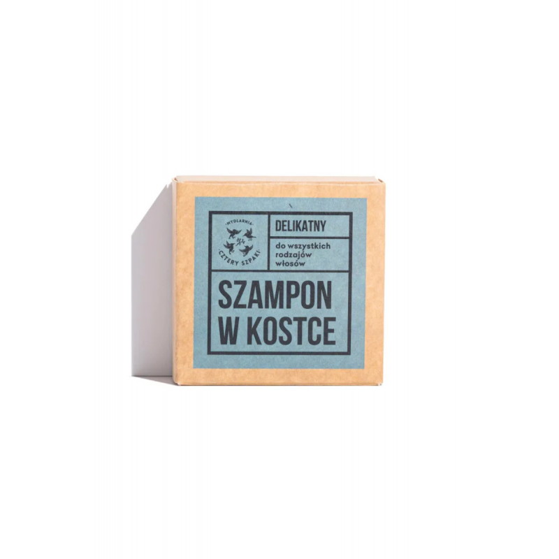 4 Szpaki Delikatny szampon w kostce, 75 g