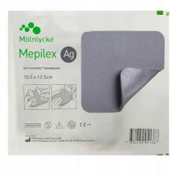 Mepilex Ag, opatrunek piankowy ze srebrem, 12,5 cm x 12,5 cm, 1 sztuka