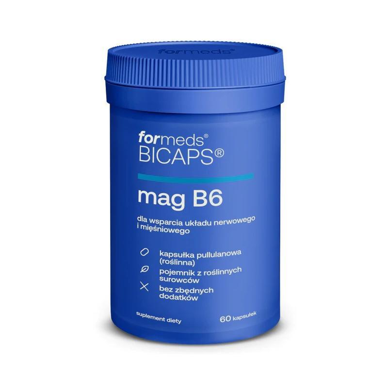 Bicaps Mag B6, 60 kapsułek