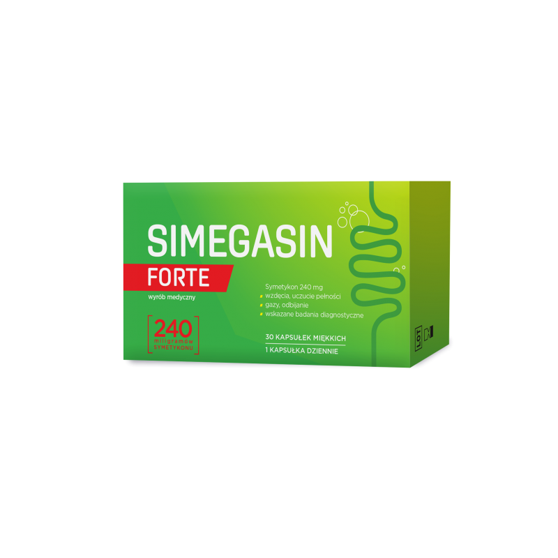 Simegasin Forte, 30 kapsułek