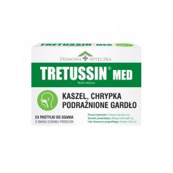 Domowa Apteczka Tretussin Med, 24 pastylki do ssania