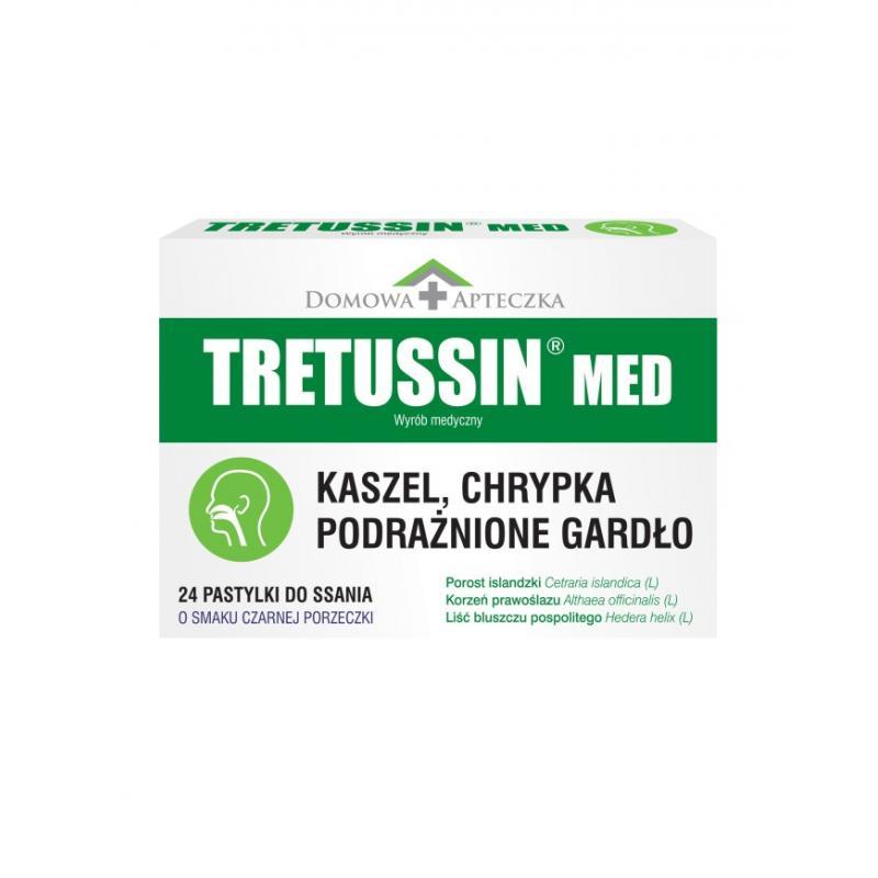 Domowa Apteczka Tretussin Med, 24 pastylki do ssania