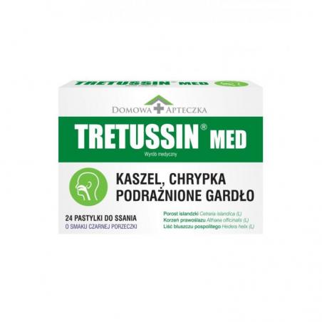 Domowa Apteczka Tretussin Med, 24 pastylki do ssania