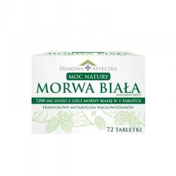 Domowa Apteczka Moc Natury Morwa Biała, 72 tabletki
