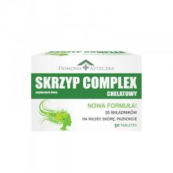 Domowa Apteczka Skrzyp Complex Chelatowy, 50 tabletek
