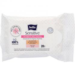 Bella Sensitive Chusteczki do higieny intymnej, 10 sztuk
